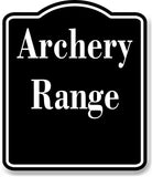 Archery Range Archery BLACK Aluminum Composite Sign
