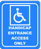 Handicap Entrance Only Aluminum Composite Sign
