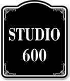 Studio 600 BLACK Aluminum Composite Sign
