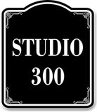 Studio 300 BLACK Aluminum Composite Sign