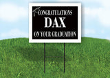 DAX CONGRATULATIONS GRADUATE 18 in x 24 in Yard Sign Road Sign with Stand