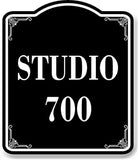 Studio 700 BLACK Aluminum Composite Sign