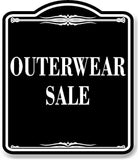 Outerwear Sale BLACK Aluminum Composite Sign