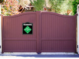 Warning_Non_Flammable_Gas_Safty_OSHA_Danger_BLACK Aluminum Composite Sign