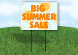 Big Summer Sale Plastic Yard Sign ROAD SIGN with Stand