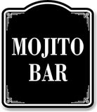 Mojito Bar BLACK Aluminum Composite Sign