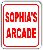 Sophia s Arcade Metal Aluminum composite sign