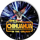 Best Chihuahua Dog Galaxy Wars Space Star Kitchen Livingroom Wall Clock