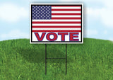 VOTE FLAG Yard Sign with Stand LAWN SIGN