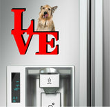 Berger Picard Love Park Cute Dog Fridge Refrigerator Car Magnet