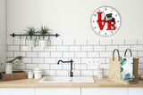 Miniature Schnauzer Cute Puppy Dog kitchen living room Wall Clock