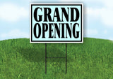 GRAND OPENING BABY BLUE Yard Sign with Stand LAWN SIGN
