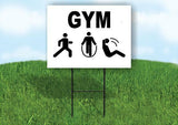 GYM Yard Sign with Stand LAWN SIGN