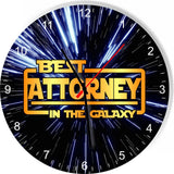 Best Attorney in the Star Galaxy Wars Space Kitchen Living room Wall Clock