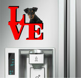 German Pinscher Dog Love Park Dog Fridge Refrigerator Car Magnet