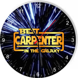Best Carpenter in the Star Galaxy Wars Space Kitchen Living room Wall Clock