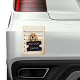 American Cocker Spaniel Mugshot Bad Dog Fridge refrigerator Car Magnet