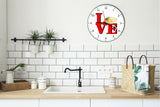 I Love Mashed Potatoes Love Park Funny Kitchen Living room Wall Clock