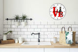 Doberman Pinscher Cute Puppy Dog kitchen living room Wall Clock