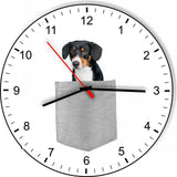 Entlebucher Sennenhund In Your Pocket Puppy Dog kitchen living room Wall Clock