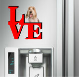 Petit Bassets Griffons Vendeen Love Park Cute Dog Fridge Refrigerator Car Magnet