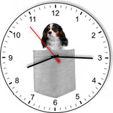 Cavalier King Charles In Your Pocket Puppy Dog kitchen living room Wall Clock