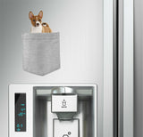 Basenji Dog in pocket Fridge Car Magnet Bumper Sticker App size 4"x7"