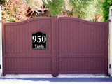 950 Yards Distance Marker Running Race  Marathon BLACK  Aluminum Composite Sign