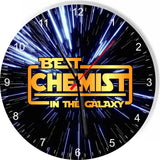 Best Chemist in the Star Galaxy Wars Space Kitchen Living room Wall Clock