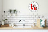 Bedlington Terrier Park Cute Puppy Dog kitchen living room Wall Clock