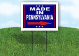 PENNSYLVANIA MADE IN RIGHT ARROW Yard Sign w Stand LAWN SIGN Single