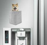 Akita Dog in pocket Fridge Car Magnet Bumper Sticker App size 4"x7"