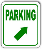 PARKING DIRECTIONAL GREEN 8 Arrow Variations Metal Aluminum composite sign