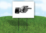 RIGHT HAND Yard Sign Road with Stand LAWN SIGN Single sided