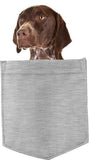 German Shorthair Pointer Dog in pocket Fridge Car Magnet Bumper Sticker