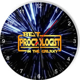 Best Proctologist in the Star Galaxy Wars Space Kitchen Living room Wall Clock