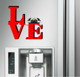 Pug Puppy Park Cute Dog Fridge Refrigerator Car Magnet