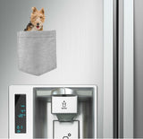 Fox Terrier Dog in pocket Fridge Car Magnet Bumper Sticker App size 4"x7"