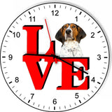 Tree Walker CoonHound Cute Puppy Dog kitchen living room Wall Clock