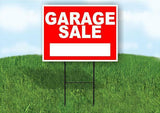 GARAGE SALE BLANK SPACE Plastic Yard Sign ROAD SIGN with Stand