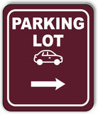 PARKING LOT DIRECTIONAL ARROW TRAIL 8 Variations Metal Aluminum composite sign