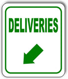 DELIVERIES DIRECTIONAL GREEN 8 Arrow Variations Metal Aluminum composite sign