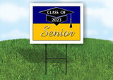 2023 SENIOR NAVY GOLD  18inx24in Yard Road Sign w/ Stand