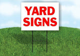 YARD SIGNS Plastic Yard Sign ROAD SIGN with Stand