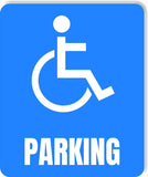 Handicapped Parking Accessible metal Aluminum composite sign PARKING SIGNAGE