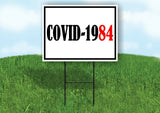 COV 1984 BLACK BORDER Yard Sign with Stand LAWN SIGN