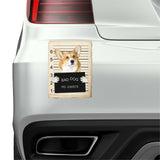 Corgi Mugshot Bad Dog Fridge refrigerator Car Magnet