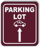 PARKING LOT DIRECTIONAL ARROW TRAIL 8 Variations Metal Aluminum composite sign