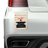 Yellow Labrador Mugshot Bad Dog Fridge refrigerator Car Magnet