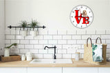 Petit Bassets Griffons Vendeen Cute Puppy Dog kitchen living room Wall Clock